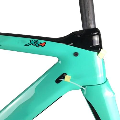 2021 T1100 Matte Full Carbon Fiber Road Frame XR4 Frames Road Bicycle Frameset Black Blue BB386