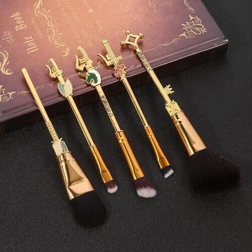 5pcs Makeup Brushes Set Professional Cosmetic Powder Eye Shadow Eyebrow Beauty Make Up Brush Tool
