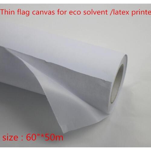 60"* 50m Eco solvent hanging banner polyester flag fabric 115g