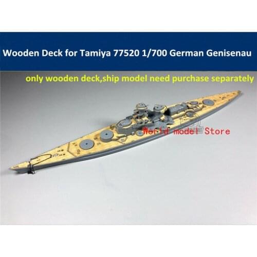 Wooden Deck for Tamiya 77520 1/700 Scale German Genisenau
