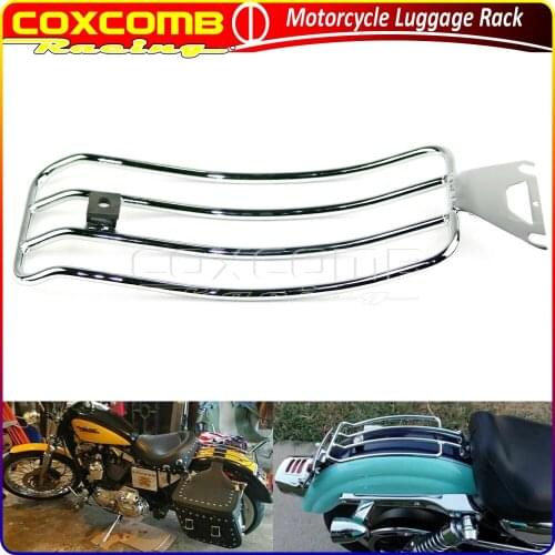 For Harley Road King Touring Electra Glide FLHT FLTR FLHR 1998-2004 Motorcycle Solo Seat Luggage Rear Fender Support Rack