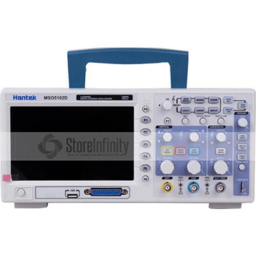 Hantek MSO5102D 100MHz 2 Ch 1GSa/s Oscilloscope 16Ch Logic Analyzer 2in1