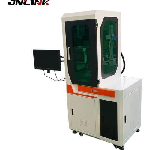 JNLINK 50w Jewelry fiber laser marking machine / iPhone mobile case marker with 20w