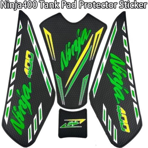 Motorcycle Sticker Anti slip Fuel Tank Pad Side Gas Knee Grip Traction Pads For Kawasaki Ninja400 Z400 Fuel tank cap sticker