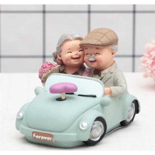 New Grandparents Model Ornament Creative Sweety Lovers Couple Ornaments Modern Home Decoration Living Room For Office Table Gift