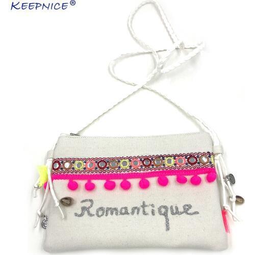 New handmade with feather tassel charm leather phone small bag pendents necklace for women