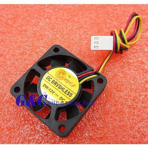 Computer CPU Cooler Cooling Fan 3 Pin 4cm PC 4cm 40x40x10mm DC 12V diy electronics