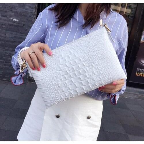 Luxurious Handbag For Women Crocodile Pattern Leather Genuine Messenger Bags Crossbody Bag Purses and Handbag Designer