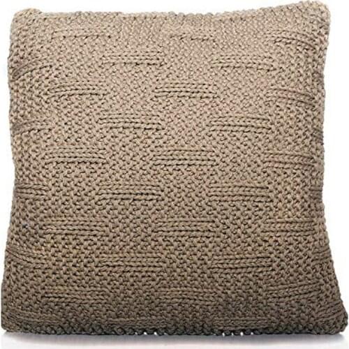 Cushion Wool (60 x 20 x 60 cm) Beige