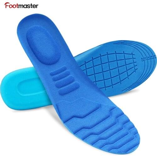 FootMaste Memory Foam Insoles Arch Support Sport Cushion Breathable Relieve Plantar Fasciitis Shoe Pad Insert Sole for Woman Men