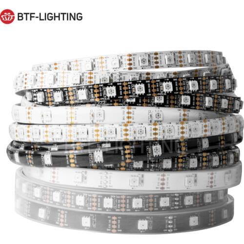 BF2815 DC12V Dual-Signal (WS2812B/WS2813) RGB Pixels LED Strip Light 1903IC Individually Addressable 1m/5m 30/60 Pixels/Leds/m