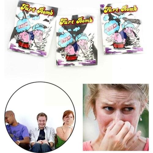 Funny Novelty Gag ToysApril Fools’ Day Jokes Fool Toy Bomb Jokes Package Stink Butt Gag Non-Toxic Toys Pump Smelly Trick St V4A3