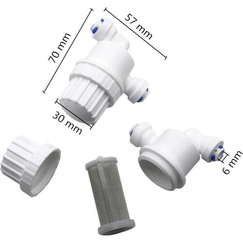 1Pcs 1/4" Garden Water Filter Quick Access Micro-filter Water Purifier Front Stainless Steel Mesh Filters Home Garden Connectors