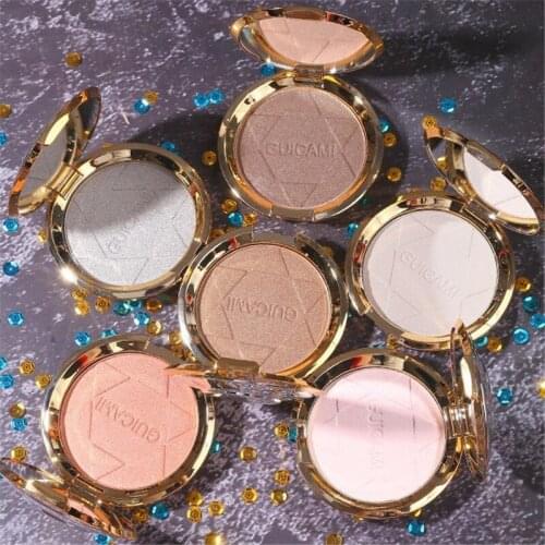 2021 Makeup Shimmer Powder Highlighter Palette Base Illuminator Highlight Face Contour Cosmetics Eyes Palette Bronzer