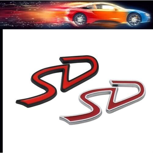 3D Premium SD D Countryman car Hood Fender trunk Rear Bonnet Emblem Badge Sticker for Copper R55 R56 R60 R61 Clubman F55 F56 F60