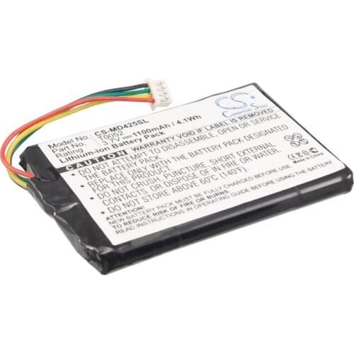 CS 1100mAh battery for Medion GoPal P4225, GoPal P4425, P4225 M5, P4425 T0052