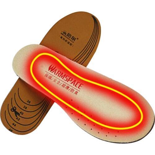 Electric Heated Shoes Insoles Foot Warm Sports Boots Insole Winter USB Charge Heating Insole For Camping Skiing Battery Included