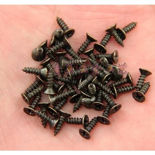 Bronze color M2.5*10 cross flat head tapping screws nail hinge small iron screws