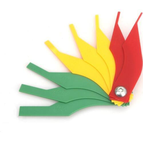 Brake Feeler Gauge Measure Pad Thickness Tool Set Brake Pad Thickness Gauge