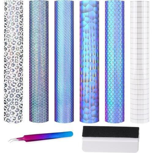 EHDIS Car Vinyl PVC Multi-color Color-changing Film DIY Sticker Tool Kiits Water-proof UV Resistant Durable Customized Pasters