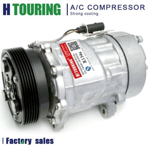 For Sanden sd7v16 Compressor For SEAT LEON / TOLEDO / SKODA OCTAVIA 1996-2010 1J0820803A 1J0820803AX 7M3820803A 7M3820803B