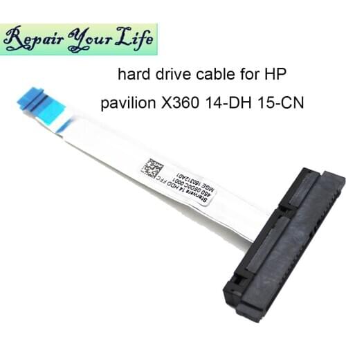 HDD Computer Cables For HP Pavilion x360 14-DH 15-CN SATA Hard Drive Adapter New 14-dh0004la dh0003TU 15-CN0007T 450.0ED02.0001
