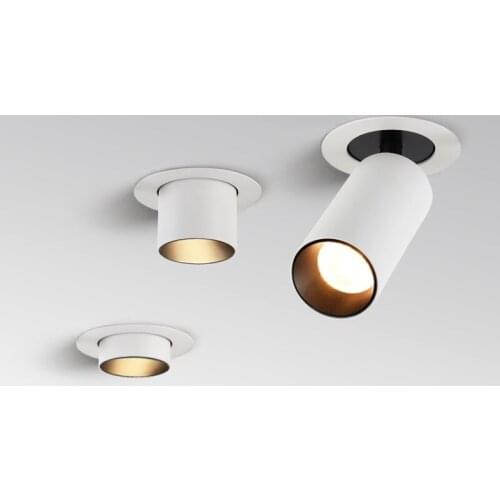 Creative Embedded Led Living Room Spotlight Angel Eye Background Wall Spotlight Adjustable Angle Without Main Light Lighting