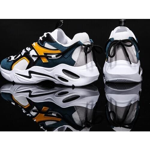 Spring And Summer Fashion Mens Casual Shoes Lace-Up Breathable Sneakers Mens Vintage Shoes Brown Trainers