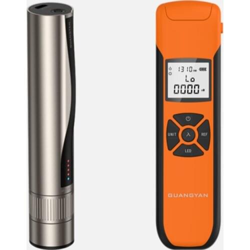 Red Light Fiber Optic Pen Light 50km Red Light Source Optical Fiber Tester Rechargeable Red Laser Pointer Optical Power Meter