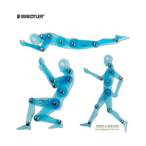 Staedtler976 2D human board model Human machine engineering animation