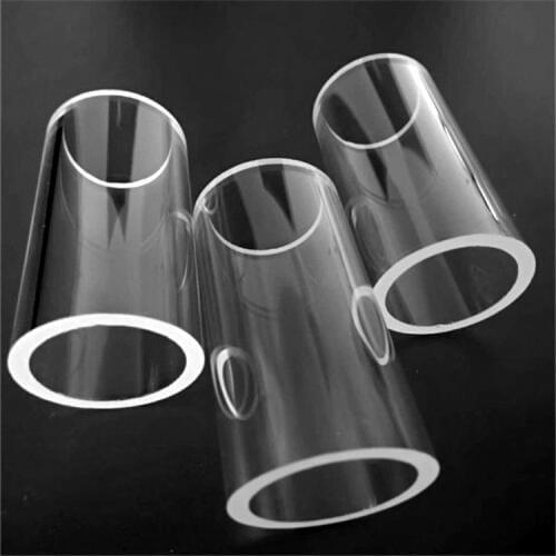 Clear borosilicate glass tube OD50*T2*L300