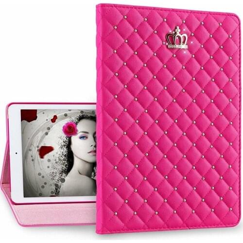 Luxury Crown Coque For iPad 7th 8th iPad 10.2 2019 2020 Case Smart AutoSleep PU Leather Stand Cover For iPad 10.2 2019 2020 Case