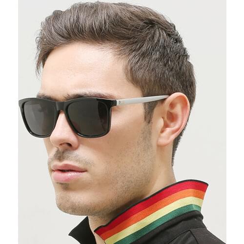 2020 Trend Vintage Square Mens Sunglasses Polarized For Driving UV400 Sun Shades Glasses Brand Design Polar Sunnies Eyewear