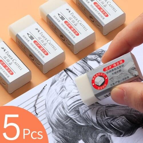 Faber-castell ultra clean rubber student childrens eraser 4b clean without leaving marks art school supplies stationery store