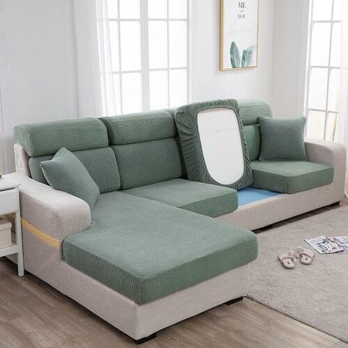 Universal Sofa Seat Cushion Cover For Living Room Home Sectional Corner Couch Seat Mattress Slipcover Backrest Case