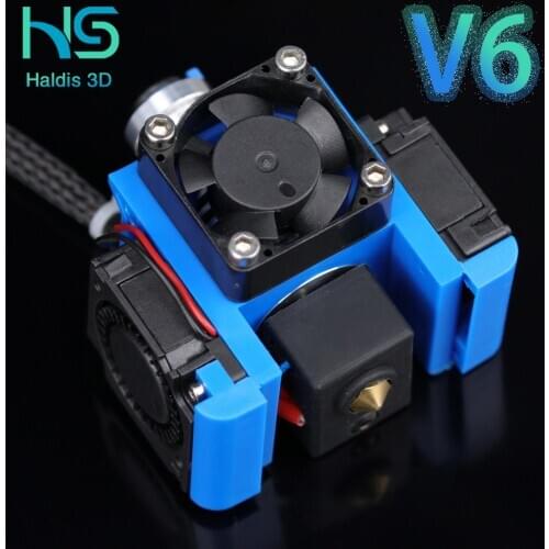 Top Quality All Metal V6 J-head Hotend Bowden Extruder Kit For E3d V6 volcano Hotend Cooling Fan Bracket Block 3D Printers Parts