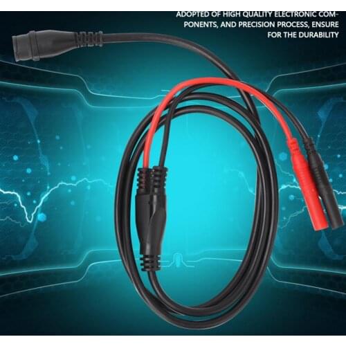 1 Set P1206 BNC Male Plug to Straight Banana Plug Coaxial Cable Oscilloscope Test Lead 100cm