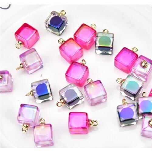 15Pcs 12mm square pearl Handmade Sewing Buttons crystal beaded for Clothing Sewing Accessories Women Clothes shirt DIY Material