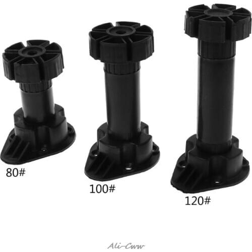 4pcs Hot Adjustable Height Cupboard Foot Cabinet Leg For Kitchen Bathroom