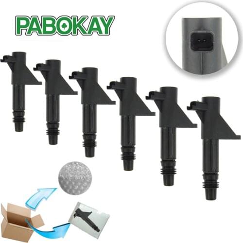 6x for Citroen C5 C6 Peugeot 406 407 Renault Laguna Ignition Coils 6Cyl 2.9/3.0L 9633001580 9663278480 7701479027 9664401880