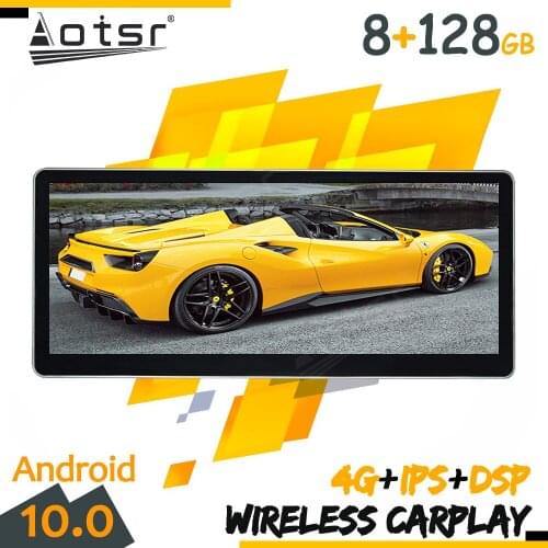 8 +128GB 10.25" Android Tape Radio Recorder Car For Audi A4L 2017 GPS Navi Multimedia Player Stereo Autoradio Carplay Head unit