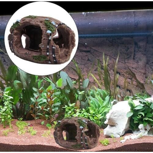 Aquarium Resin Artificial Resin Barrel Fish Tank Landscaping Aquatics Decoration