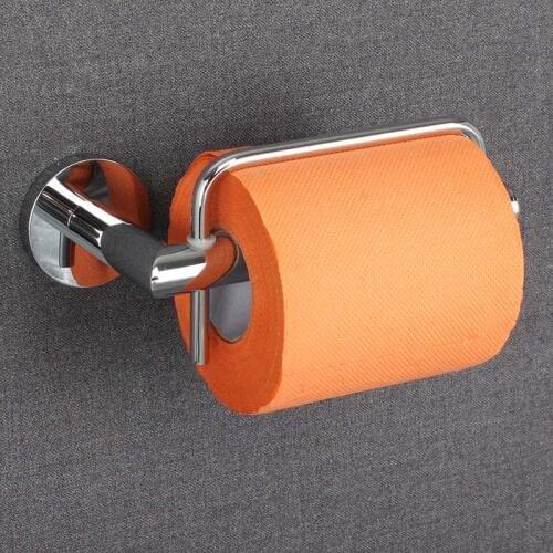 Paper Holders Silver Toilet Paper Holder Creative Chrome Bathroom Toilet Holder For Roll Paper Bathroom Accessories FM-3686