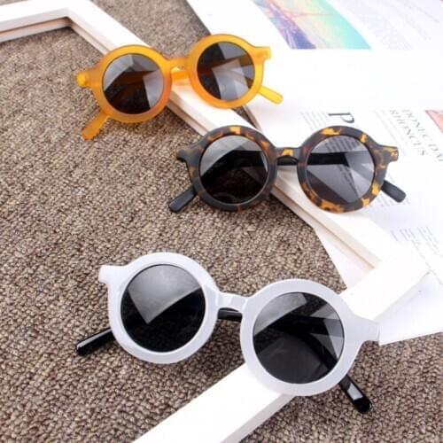 Veshion Kids Round Sunglasses Child Boys Girls UV400 Sun Glasses Children Eyeglasses Eyewear Gafas Oculos De Sol