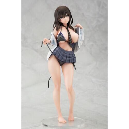 25cm Anime DAIKI Mataro Wet JK Kuromine Aya Sexy Girl PVC Action Figure Toy Adult Statue Collection Model toys Doll Gifts
