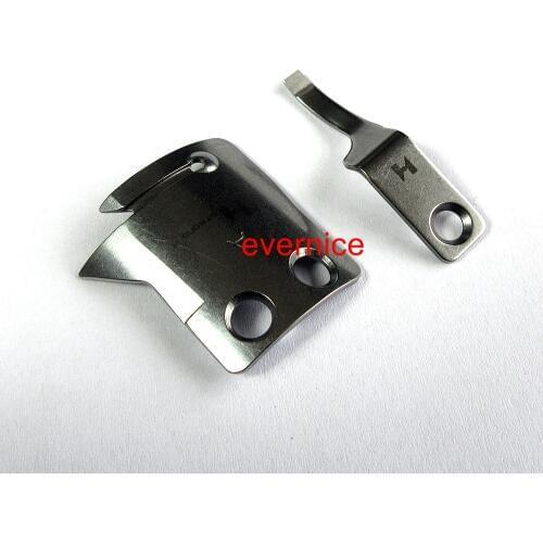 Fixed And Movable Knive Mf00A0834+Mf00A0838 For Mitsubishi Ls2-180 Sewing Machine