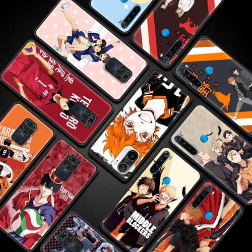 Haikyuu Hinata Phone Case for Redmi Note 8 8T 9T 9 7 Pro 9A 8A 7A Note 10 Pro MAX K40 Pro Plus Silicone Soft TPU Cover