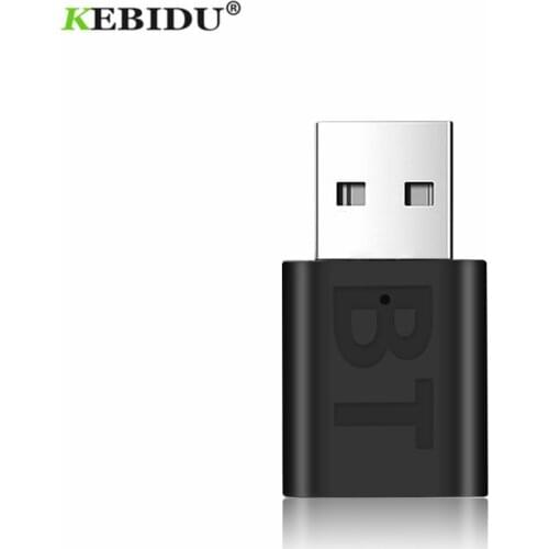 KEBIDU Wireless Bluetooth 5.0 Audio Adapter Receiver 3.5mm AUX Jack Audio Receptor Mini USB Bluetooth Adapter for Car