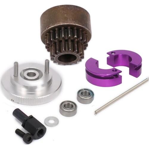 Clutch Flywheel Set (16T-21T gear, shoes clutch plate Spring , 2pin flywheel) for RC Nitro Car Parts