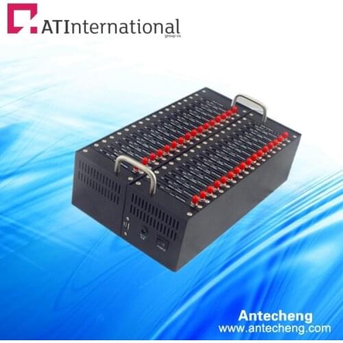 Bulk SMS and IMEI change AT command 32 port gsm modem pool MTK multi sim USB 32 pool modem